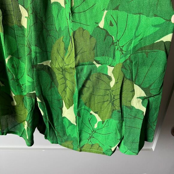 Paradise Now Hawaii Kaloflauge Shortie Overall Jumper Romper‎ Women Small Leaves - Picture 4 of 16